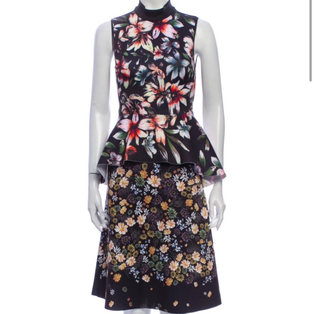 Clover canyon black floral dress